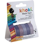 Art / Craft, Washi Tape - 2m x 10mm, 5 Piece
